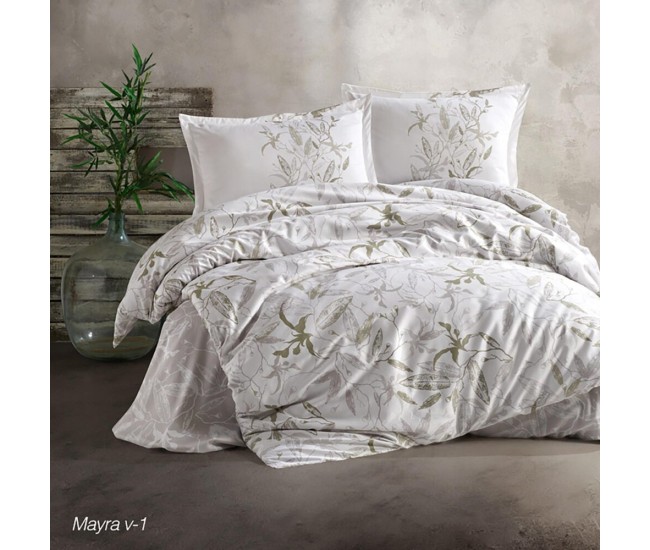 Lenjerie de pat ranforce clasy king size (galya)